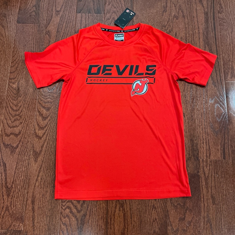 New Jersey Devils - Fanatics Authentic Pro- T-Shirt- NWT